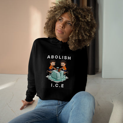 Abolish Ice - Crop Hoodie