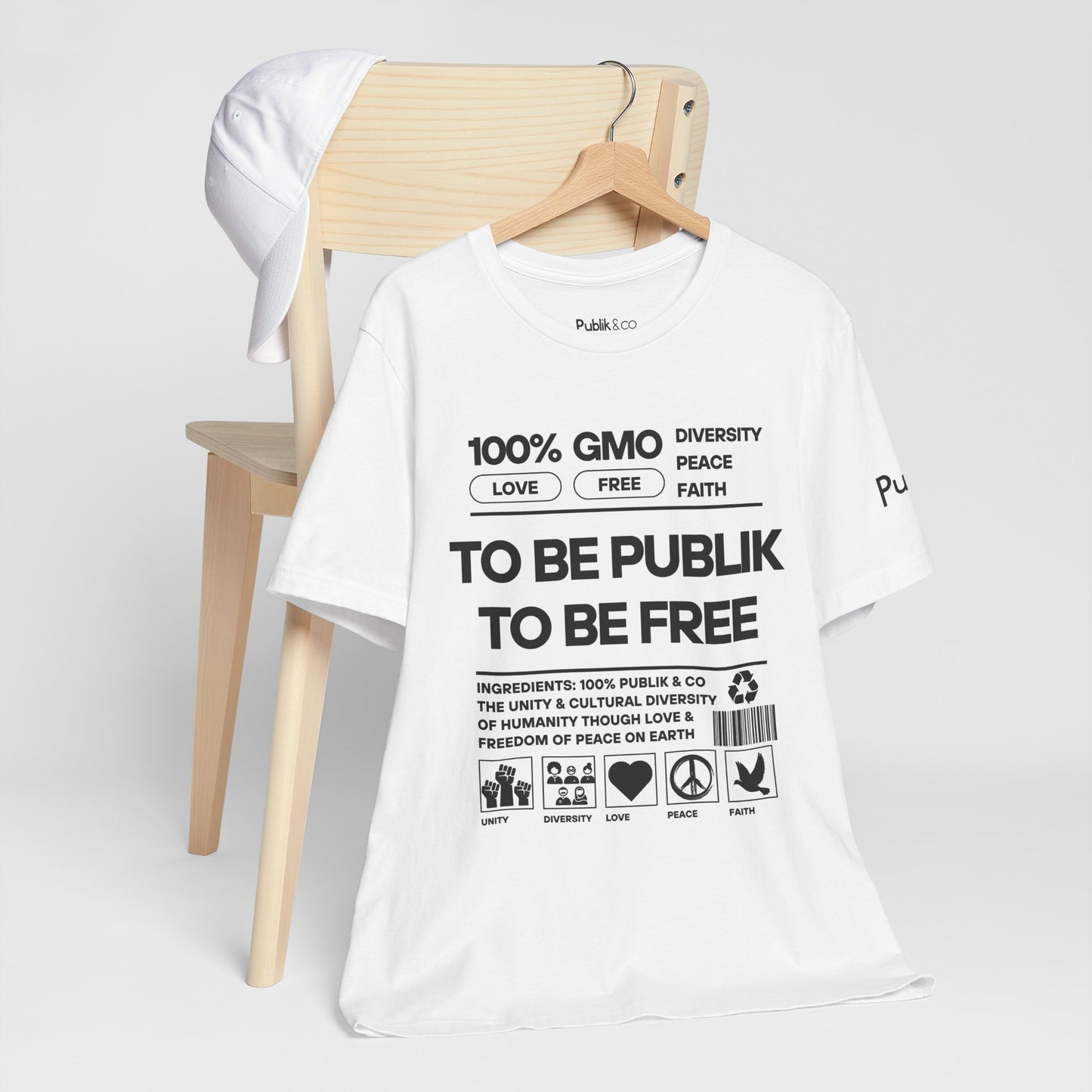 To Be Publik To Be Free - Designer Graphic Tee - Urban Protest Unity Street Wear