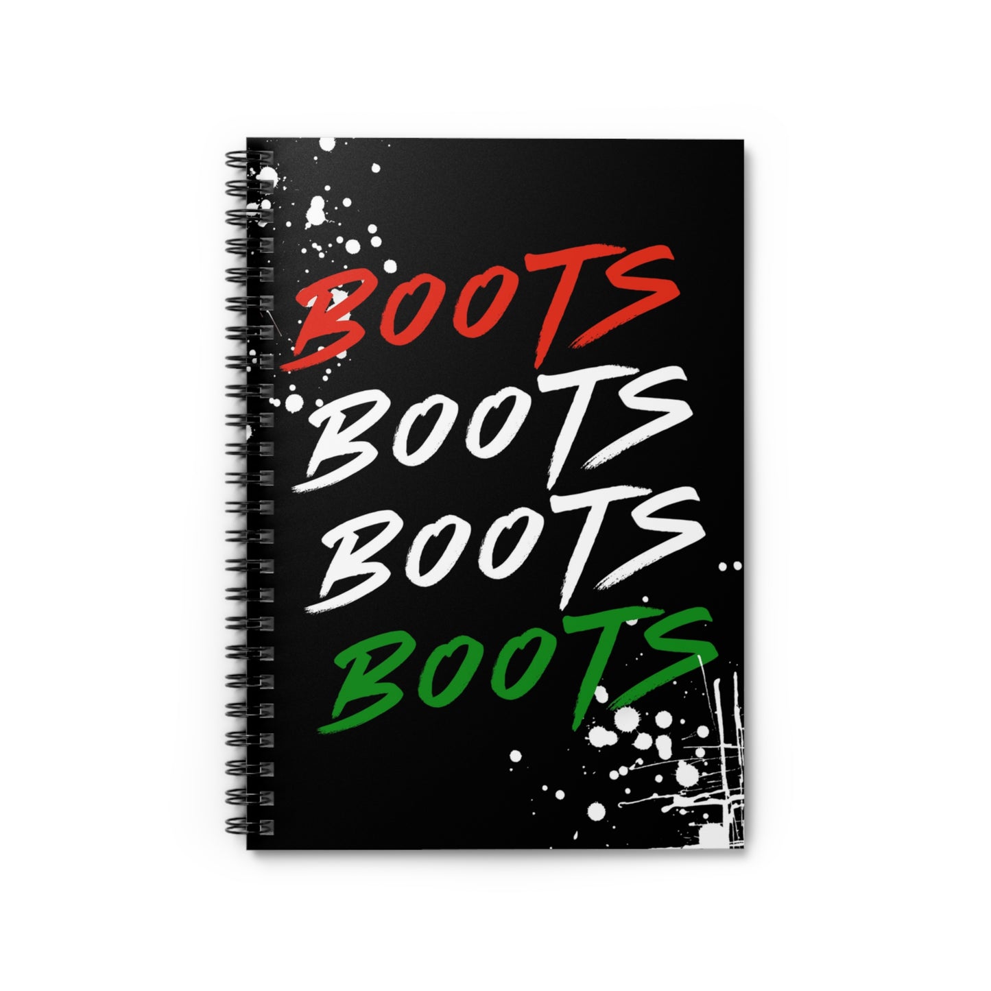 Boots  - Spiral Notebook - Protest Unity Journal