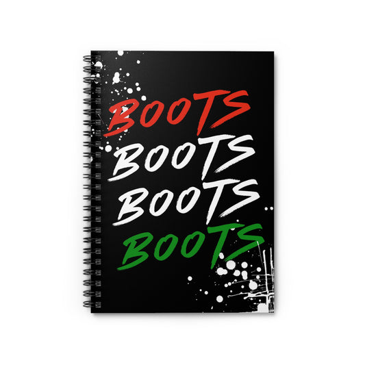 Boots  - Spiral Notebook - Protest Unity Journal