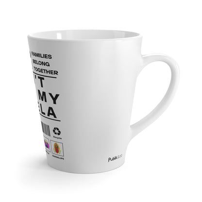 Don't Take My Abuela - Latte Mug - Urban Human Rights Designer Graphic Mug