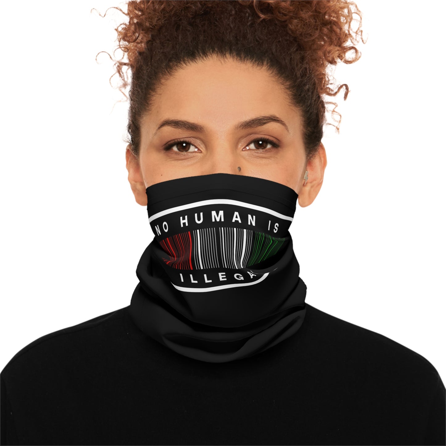 No Human Is Illegal  - Face Mask - Urban Activist Designer Graphics Print