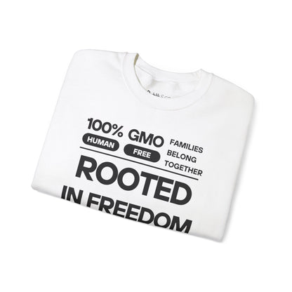 Rooted In Freedom Sweatshirt - Urban Protest Unity Street Wear Crewneck