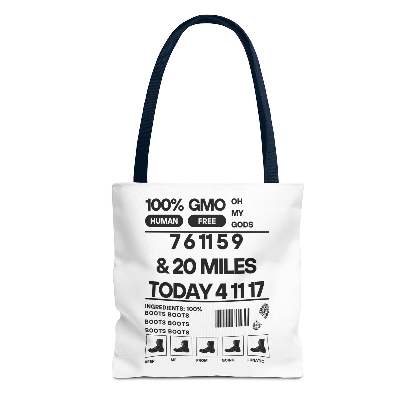 Boots - Urban Activist Tote Bag - Stylish Human Rights Power Bag with Designer Graphics