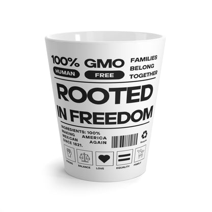 Rooted In Freedom Latte Mug