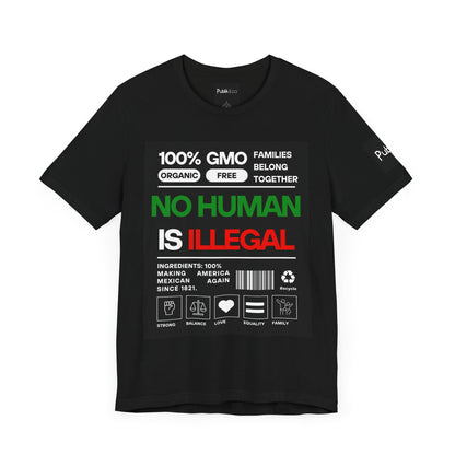 No Human Is Illegal - Designer Graphic Tee - Urban Protest Unity Street Wear