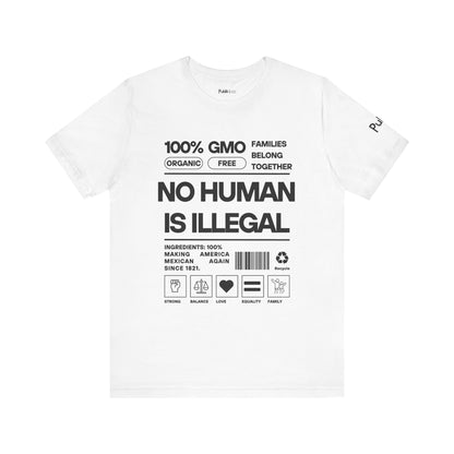 No Human Is Illegal  - Designer Graphic Tee - Urban Protest Unity Street Wear