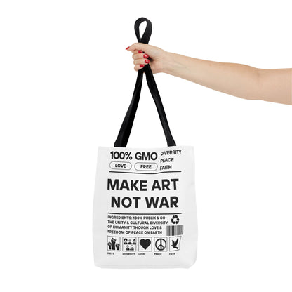 Make Art Not War - Tote Bag