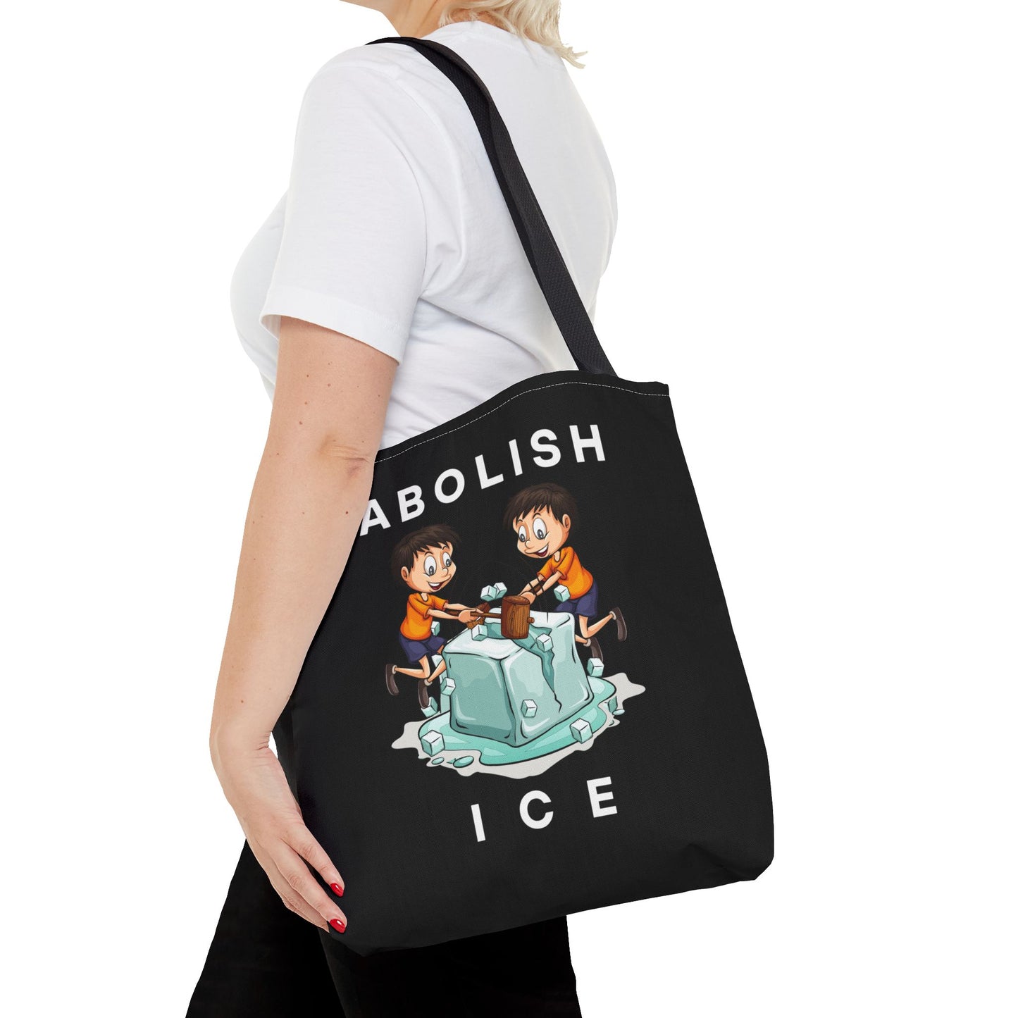 No Human Is Illegal - Urban Activist Tote Bag - Stylish Human Rights Power Bag with Designer Graphics