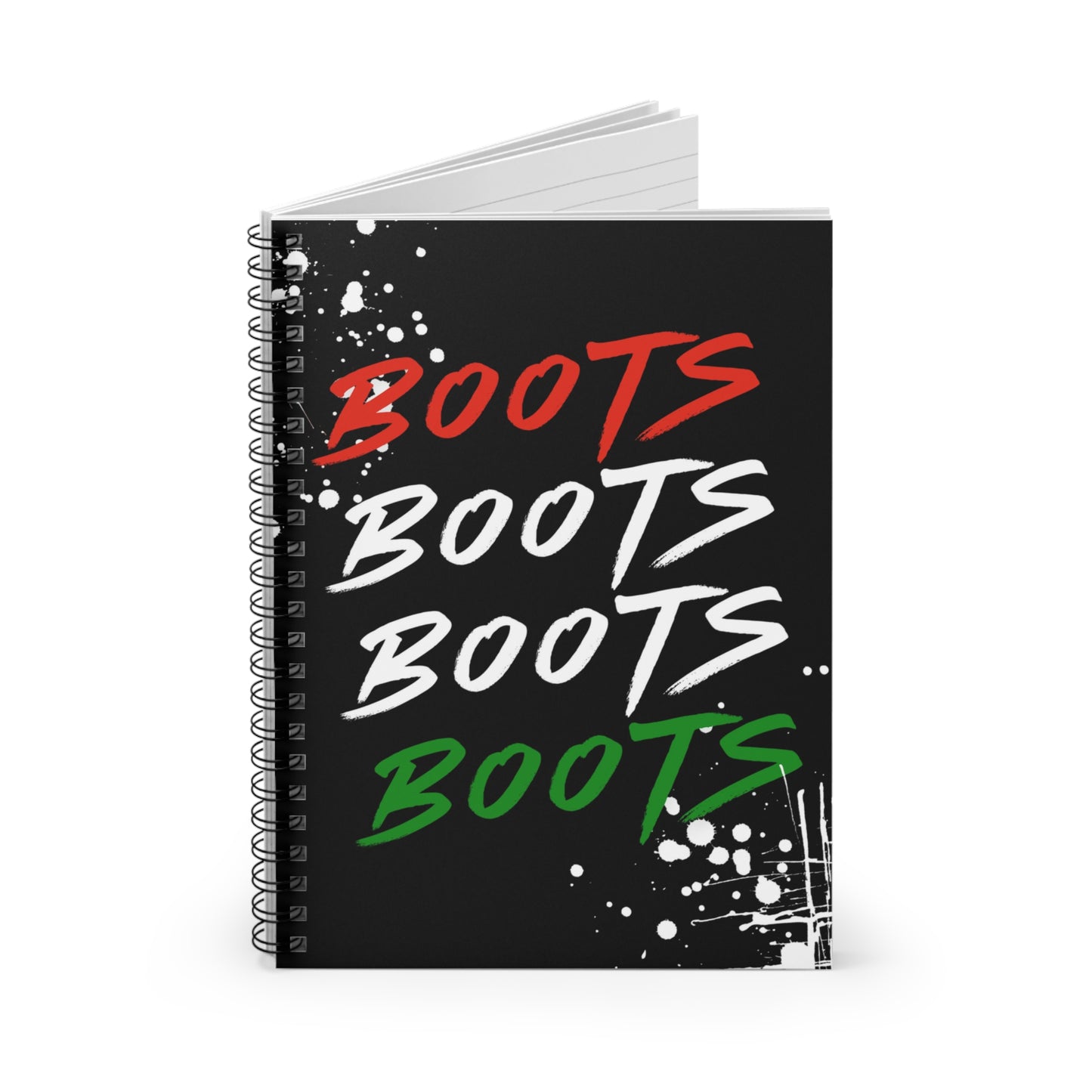 Boots  - Spiral Notebook - Protest Unity Journal