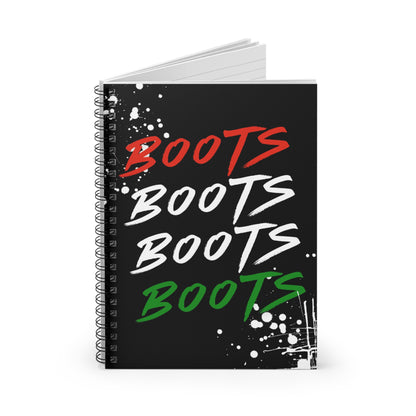 Boots  - Spiral Notebook - Protest Unity Journal