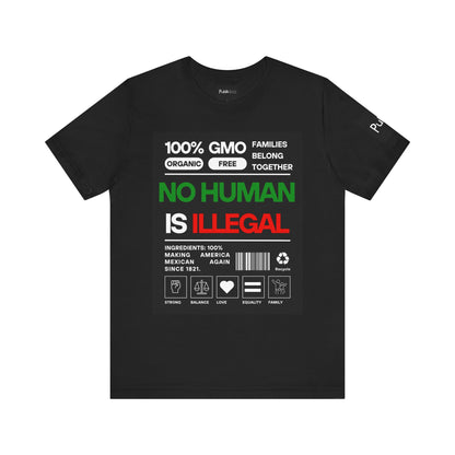 No Human Is Illegal - Designer Graphic Tee - Urban Protest Unity Street Wear